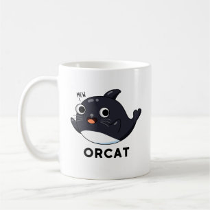 Orcat Funny Cat Orca Pun Koffiemok