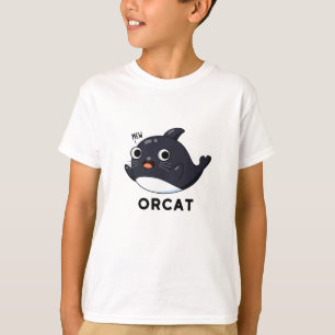 Orcat Funny Cat Orca Pun T-shirt