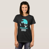 Orcaward Dad Orcas Awkward Orca Humor Father Daddy T-shirt (Voorkant volledig)