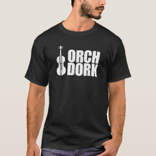 Orch Dork met Viool Cello String Instrument T-shirt
