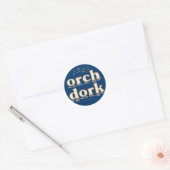 Orch Dork Ronde Sticker (Envelop)