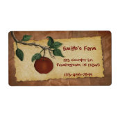 Orchard Apple Business Label (Voorkant)