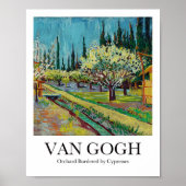 Orchard, besteld door Cypresses door Vincent van G Poster (Voorkant)