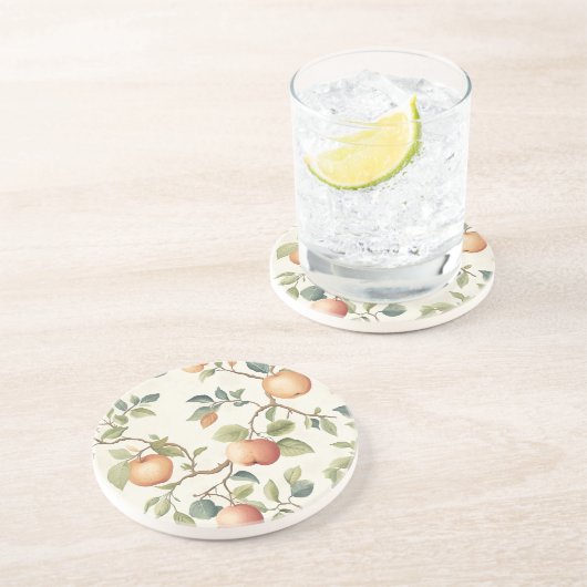 Orchard Blossom Sandstone Zandsteen Onderzetter (Zijkant)