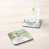 Orchard Buntings Blond Bruidsmeisje Onderzetter (Rechterzijde)