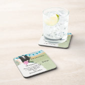 Orchard Buntings Bride & Groom Bridesmaid Onderzet Drankjes Onderzetter (Rechterzijde)