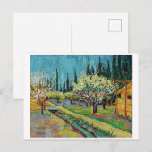 "ORCHARD BY CYPRESSES" DOOR VINCENT VAN GOGH BRIEFKAART (Voorkant / Achterkant)
