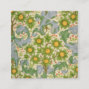 Orchard Dearle 1899 van William Morris Vierkante Visitekaartje