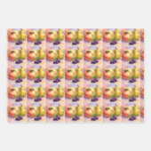 Orchard Fruit Gift Wrap | Apples & Pears Set Inpakpapier Vel (Voorkant)
