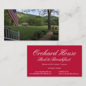 Orchard house Visitekaartje V.2 (Voorkant / Achterkant)