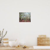 Orchard in Bloom, Claude Monet, 1879 Poster (Keuken)