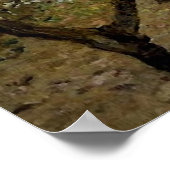 Orchard in Bloom door Claude Monet - Afdruk schild Poster (Hoek)