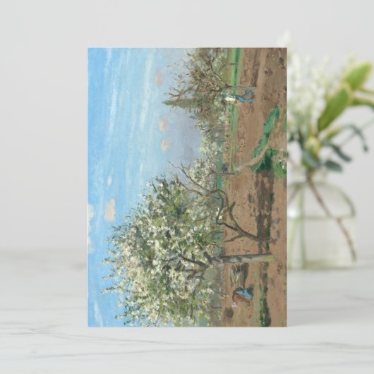 Orchard in Bloom, Louveciennes Camille Pissarro (Staand voorkant)