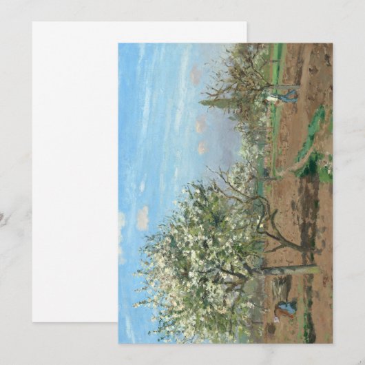 Orchard in Bloom, Louveciennes Camille Pissarro (Voorkant / Achterkant)
