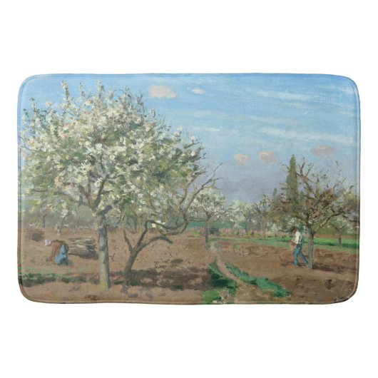 Orchard in Bloom, Louveciennes Camille Pissarro Badmat (Voorkant)