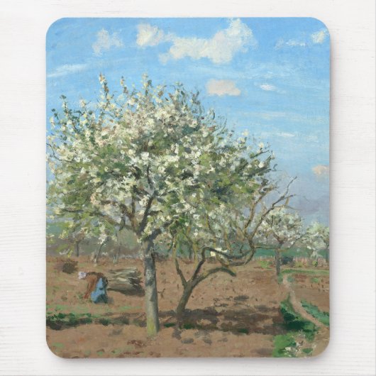 Orchard in Bloom, Louveciennes Camille Pissarro Muismat (Voorkant)