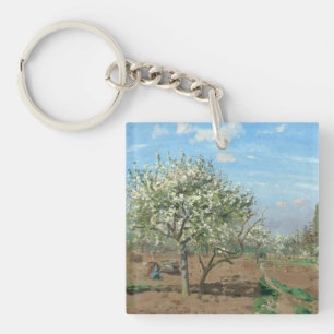 Orchard in Bloom, Louveciennes Camille Pissarro Sleutelhanger
