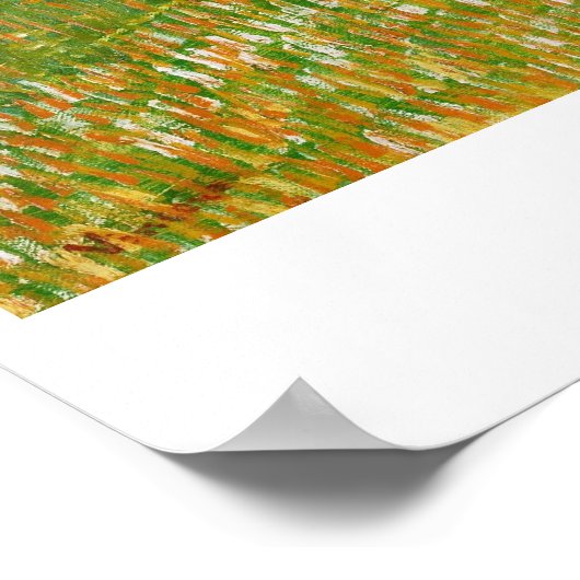 Orchard in Bloom Vincent van Gogh Poster (Hoek)