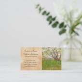 Orchard in Bloom Vincent van Gogh Visitekaartje (Staand voorkant)