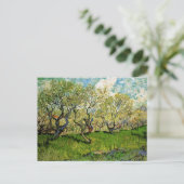 Orchard in Blossom Amsterdam Van Gogh Fine Art Briefkaart (Staand voorkant)