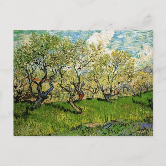Orchard in Blossom Amsterdam Van Gogh Fine Art Briefkaart (Voorkant)