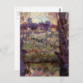 Orchard in Blossom, Arles van Vincent van Gogh Briefkaart (Voorkant / Achterkant)