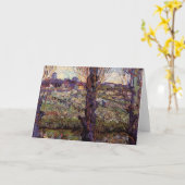 Orchard in Blossom, Arles van Vincent van Gogh Kaart (Gele Bloem)