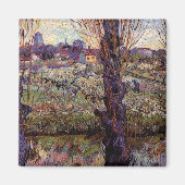 Orchard in Blossom, Arles van Vincent van Gogh Magneet (Voorkant)