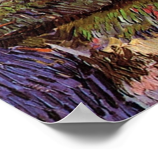 Orchard in Blossom, Arles van Vincent van Gogh Poster (Hoek)