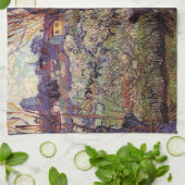 Orchard in Blossom, Arles van Vincent van Gogh Theedoek (Gevouwen)