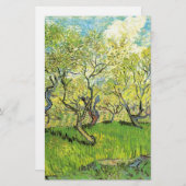 Orchard in Blossom door Vincent van Gogh. (Voorkant / Achterkant)