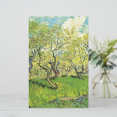 Orchard in Blossom door Vincent van Gogh. (Staand voorkant)