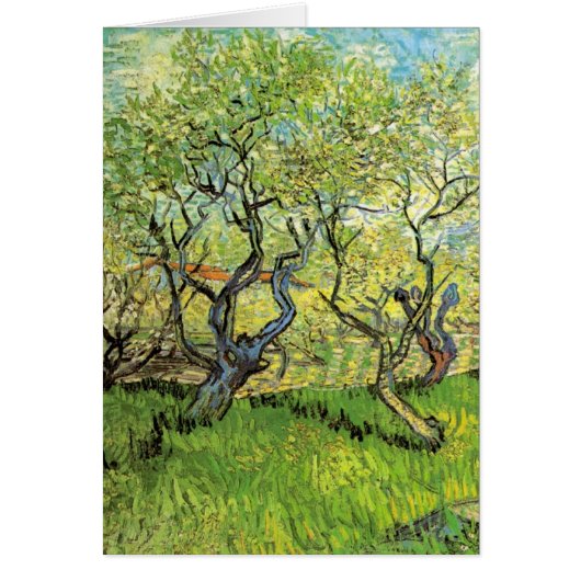 Orchard in Blossom door Vincent van Gogh (Voorkant)
