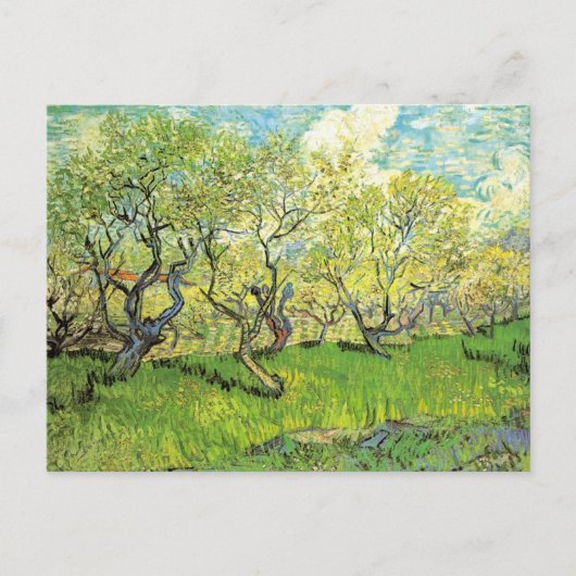 Orchard in Blossom door Vincent van Gogh Briefkaart (Voorkant)