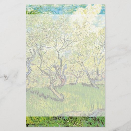 Orchard in Blossom door Vincent van Gogh. Briefpapier (Voorkant)
