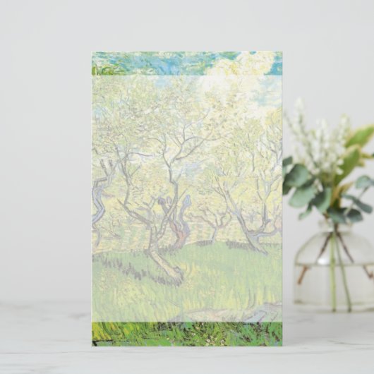 Orchard in Blossom door Vincent van Gogh. Briefpapier (Staand voorkant)
