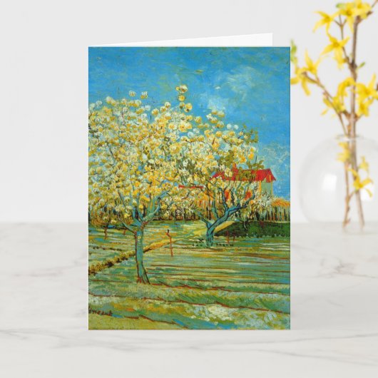 Orchard in Blossom door Vincent van Gogh Kaart (Gele Bloem)