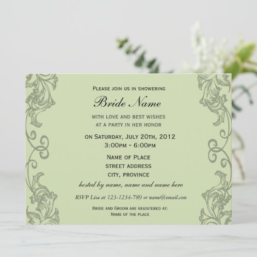 Orchard in Blossom door Vincent van Gogh. Kaart (Staand voorkant)