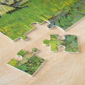 Orchard in Blossom door Vincent van Gogh Legpuzzel (Zijkant)