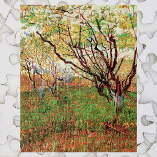 Orchard in Blossom door Vincent van Gogh Legpuzzel