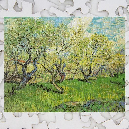 Orchard in Blossom door Vincent van Gogh Legpuzzel
