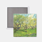 Orchard in Blossom door Vincent van Gogh Magneet (Voorkant / Achterkant)