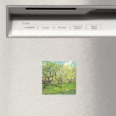 Orchard in Blossom door Vincent van Gogh Magneet (Insitu (Vaatwasser))