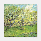 Orchard in Blossom door Vincent van Gogh Magneet (Voorkant)