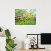 Orchard in Blossom door Vincent van Gogh Poster (Thuiskantoor)