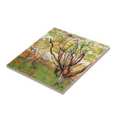 Orchard in Blossom door Vincent van Gogh Tegeltje (Zijkant)