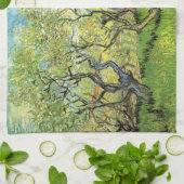 Orchard in Blossom door Vincent van Gogh Theedoek (Gevouwen)