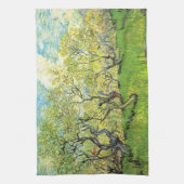 Orchard in Blossom door Vincent van Gogh Theedoek (Verticaal)