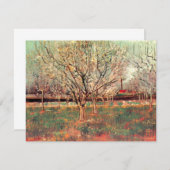 Orchard in Blossom, Plum Trees van Vincent van Gog (Voorkant / Achterkant)