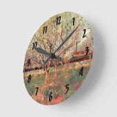 Orchard in Blossom, Plum Trees van Vincent van Gog Ronde Klok (Hoek)